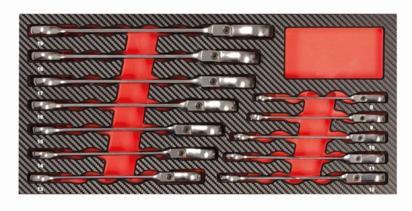 Projahn GearTech sleutelinzet "flexibel" 12 stuks, 5999-052