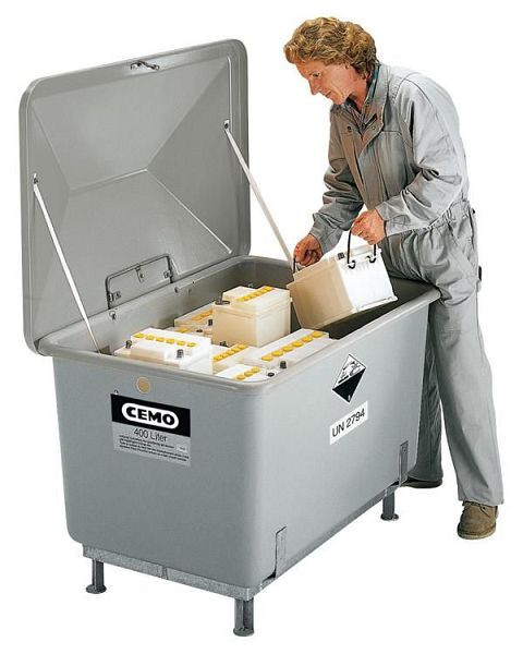 Cemo gebruikte accubak 400l compleet, 3397