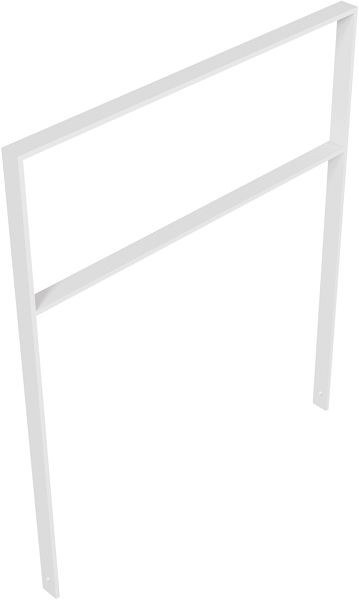 Schake armleuning van plat staal 50 x 12 mm, met dwarsbalk, totale breedte: 1000 mm, thermisch verzinkt, 451_100
