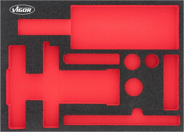 VIGOR 2-componenten zachtschuiminleg, afmetingen inzet / lademaat: M (282 x 393 x 35 mm), gebruik: V7265, V7265-L