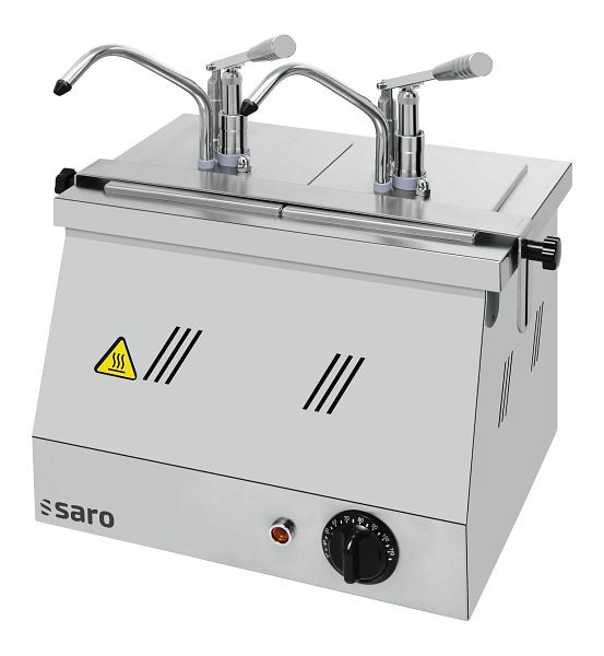 Saro Bainmarie 2x 1/6 GN 200 met dispenser BM-0216, 421-2505