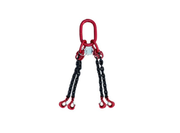 Schake kettingophanging 4-strengs, 10 mm, lengte: 2,0 m, 54620H-10