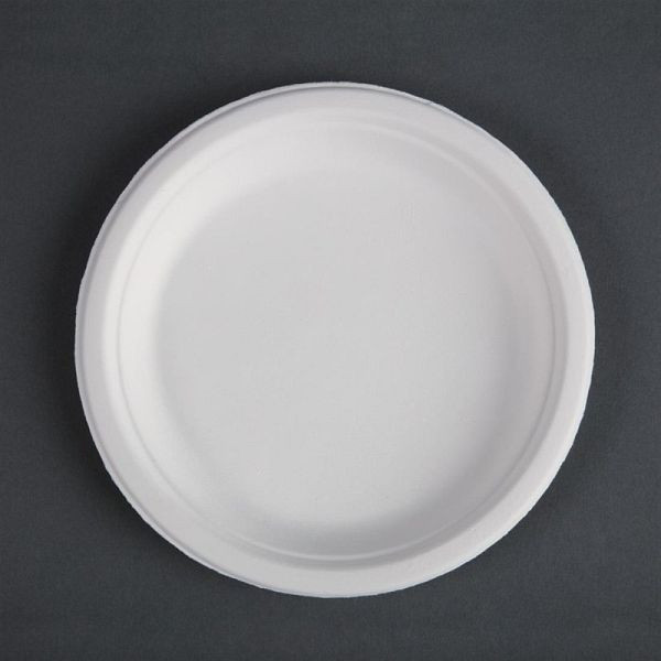 Fiesta Green Composteerbare Suikerriet Borden 17,9 cm Pak van 50 CW905