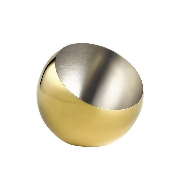 APS kom "SPHERE", Ø 16 cm, hoogte 15 cm, 0,8 liter, roestvrij staal, goudlook, 40773