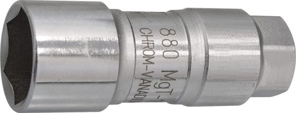 Hazet bougiedop, vierkant hol 10 mm (3/8 inch), uitwendig zeskantprofiel, 18 mm, 880MGT-18