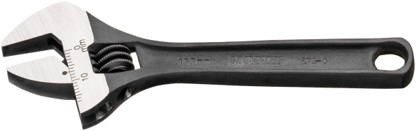 Hazet steeksleutel, verstelbaar, buitenzeskantprofiel, oppervlak: gefosfateerd, hoogglans gepolijst, lengte: 108 mm, klembereik: 17 mm, 279-4