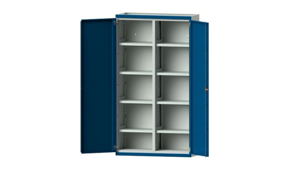 ANKE werkbanken, zware kast, model 201, 1085 x 400 x 1950 mm, RAL 7035/5010, 620.111