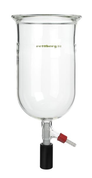 Rettberg reactievat, 4000 ml, DN 150, met groef, cilindrisch, bodemaftapkraan, 134212671