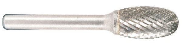 Projahn hardmetalen frees vorm E ovaal / traan d1 9,6 mm, schachtdiameter 6,0 mm HD-vertanding, 700556096
