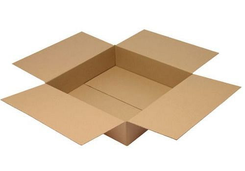 TransPak golfkartonnen vouwdoos 1-wandig, binnenmaat 600 x 600 x 150 mm, kwaliteit 1.20B, verpakking: 25 stuks, 299312