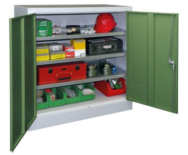 Pavoy gereedschapskast 1000/500/1000, samen afsluitbaar, 3 legborden verzinkt, 32371-100-005-611