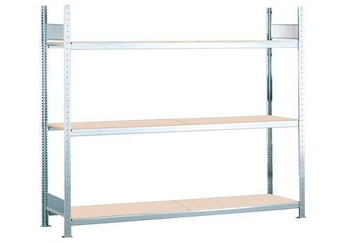 Schulte breedvakstelling met spaanplaat, basisveld, 3 opbergniveaus, vakbreedte 2500 mm, 2560 x 436 x 2000 mm, 278962