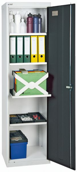 stumpff gereedschaps- en materiaalkast serie 2000, 7035/7016, 4 legborden, 2005071