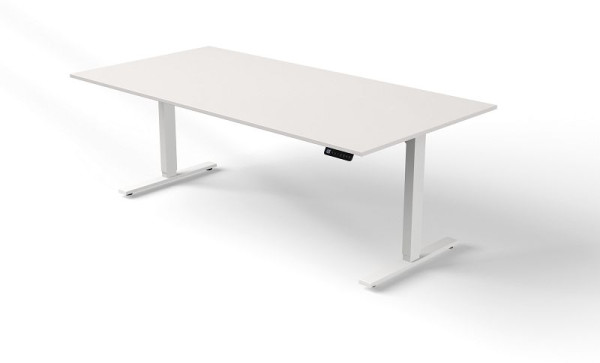 Kerkmann zit-statafel B 2000 x D 1000 mm, elektrisch in hoogte verstelbaar van 720-1200 mm, Move 3, kleur: wit, 10381510