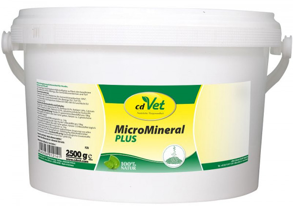 cdVet MicroMineral plus hond & kat 2,5 kg, 1214
