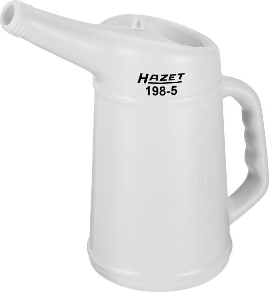 Hazet maatbeker, voor remvloeistof, materiaal: HDPE kleur: wit/ transparant, inhoud: 2 l, 198-5