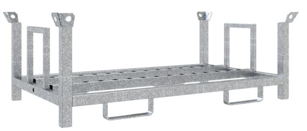 Schake opslag- en transportpallet voor 15 slang- en kabelbruggen, 33933-5