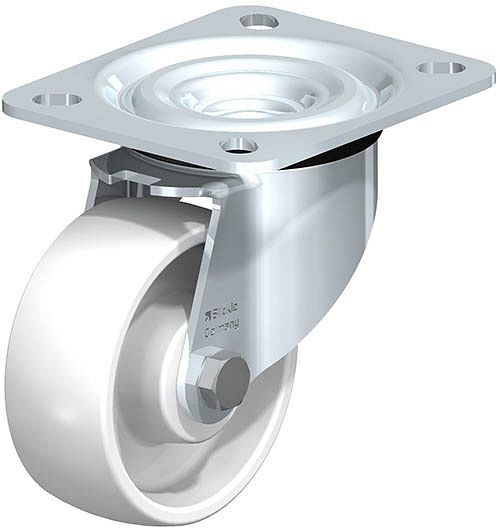 Bedrunka + Hirth zwenkwiel zonder rem Ø 80 mm, verrijdbare ladekasten T736, 04ST736L80