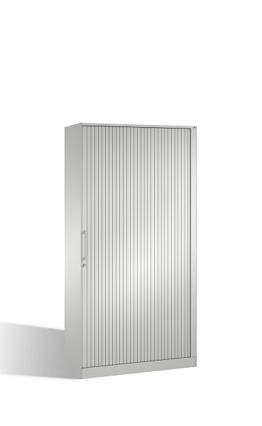 C+P rolluikkast Asisto, H1639xB1000xD435mm, kleur: lichtgrijs, beugelgreep, 4 niveaus, 143012-000 S10010