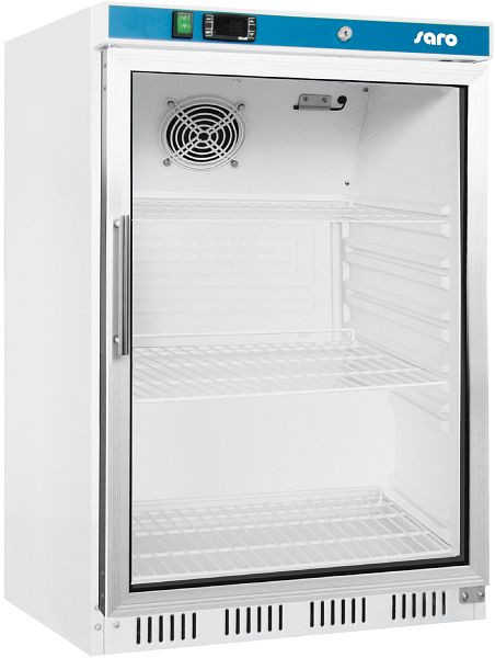 Saro voorraadkoelkast met glazen deur - wit model HK 200 GD, 323-4030