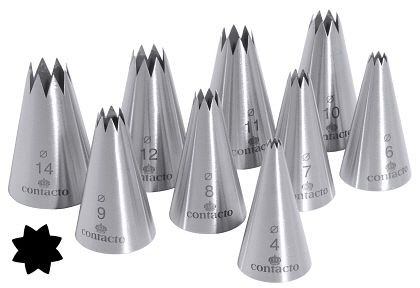 Contacto set stersproeiers, VE: Set van 9 stuks, 1709/010