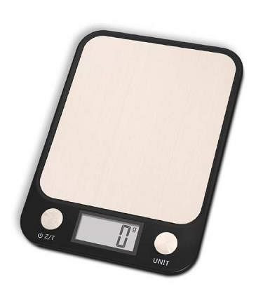 Saro keukenweegschaal digitaal RVS plaat 5kg 4797, 484-1085