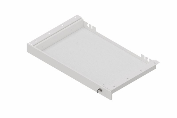 Hammerbacher onderbouwlade voor laptop, metaal, wit, VUCT3/W