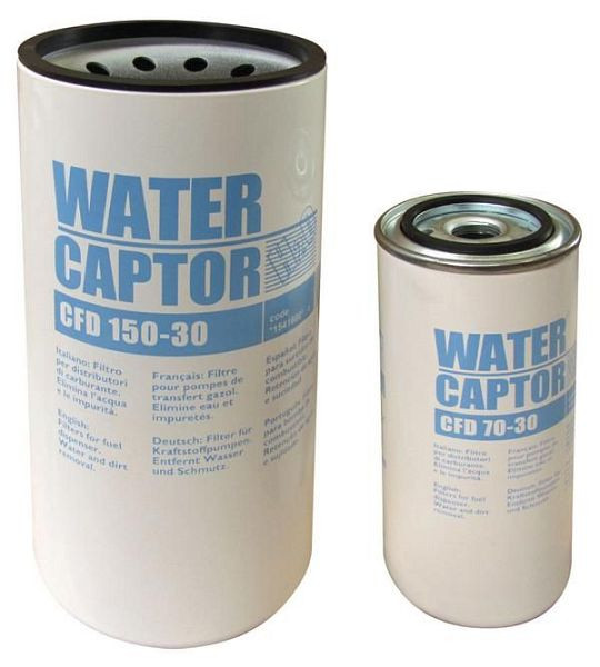 Cemo filter met waterafscheider, 70 l/min, 10031