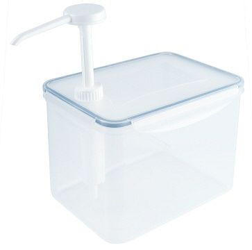 Contacto dispenser 3,9 l, vierkant, 1324/390