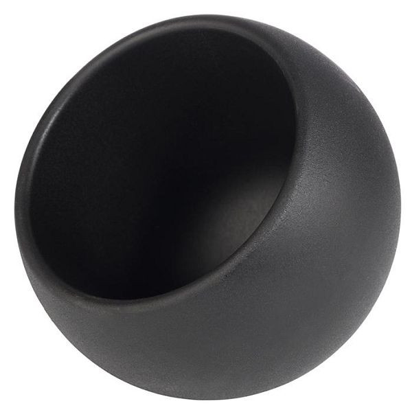 APS serveerset -MOON-, Ø 8 cm, hoogte: 7,5 cm, melamine, zwart, 0,05 liter, verpakking: 3 stuks, 85081