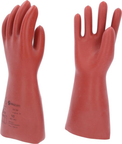 KS Tools Elektriciensbeschermhandschoen met mechanische bescherming, maat 10, klasse 00, rood, 117.0066