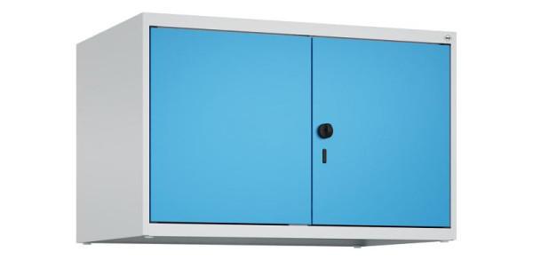 C+P kastopzet Classic PLUS, C-opzetkast Classic PLUS, 2 vakken, 500x800x500mm, 7035/5012, veiligheidsdraaigrendel, 080092-22 S10004