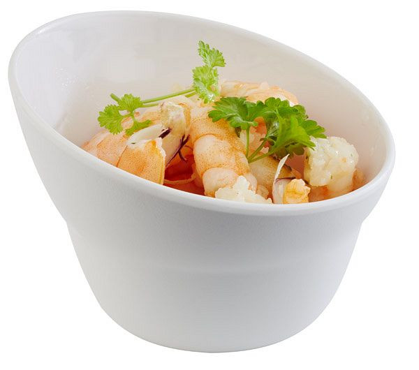 APS kom -TIERRA-, Ø 10 cm, hoogte: 7 cm, 0,13 liter, melamine, wit, 84295