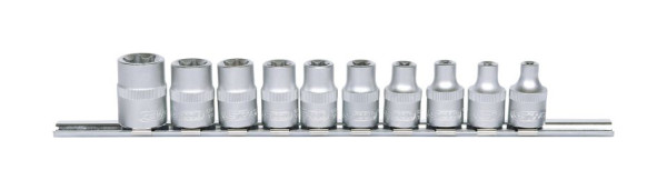 KS Tools 3/8" Torx-E dopsleutelset, 10-delig, E5-E18, 911.3930