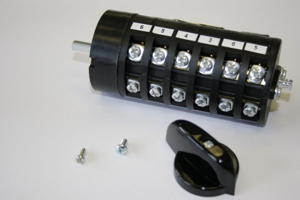 ELMAG 1-6 standenschakelaar 20 A CM 26 meegeleverd, schakelknop D.34 voor EUROSTART 1300, 9505351
