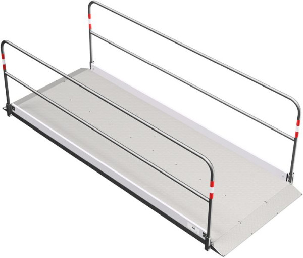 Schake sleufbruggen van aluminium met stalen bodemplaat, breedte: 1,20 m, lengte: 3,20 m, 2027312