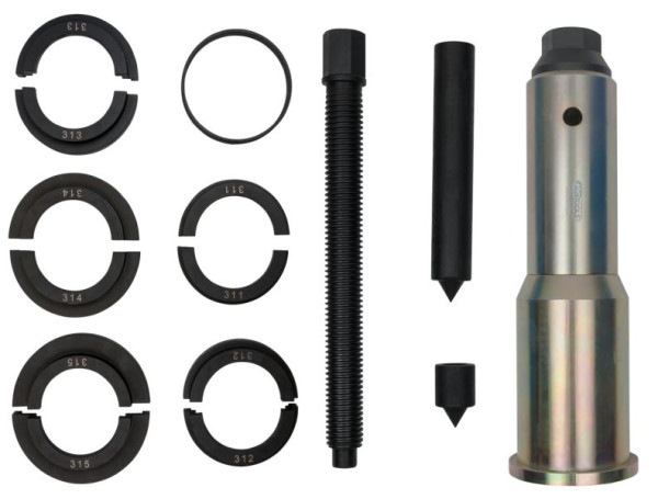 KS Tools trekkerset voor rollagers, hoekrollagers, 15-delig, 460.0480