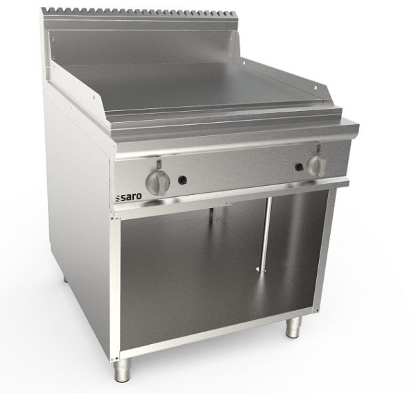 Saro gasgrillplaat 800mm breed vrijstaand apparaat glad LQ, 423-8635