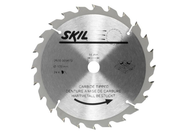 SKIL HM zaagblad, lengte x breedte x hoogte: 210x5x175 mm, 2610395470