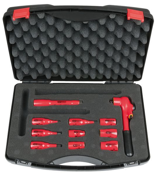 KS Tools 3/8" dopsleutelset met geïsoleerd gereedschap, 11-delig, 117.1887