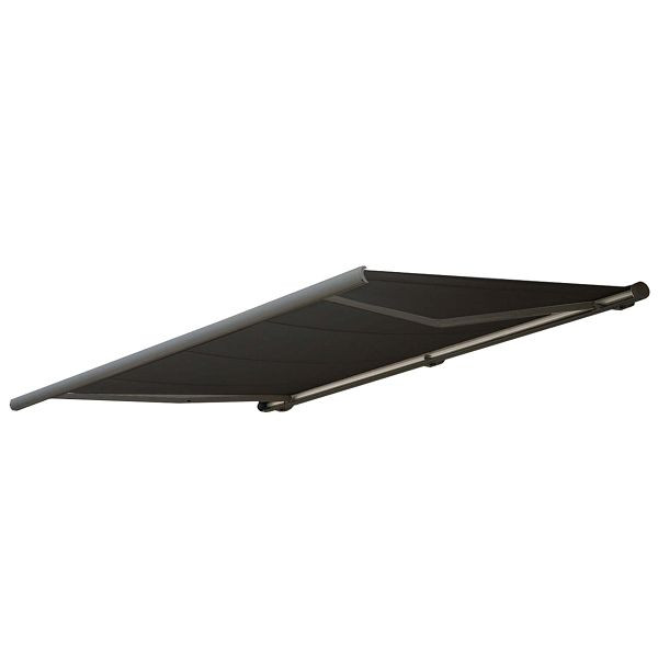Mendler vervangingshoes voor luifel T122, volledige cassette vervangingshoes zonwering 4x3m, acryl antraciet, 76522
