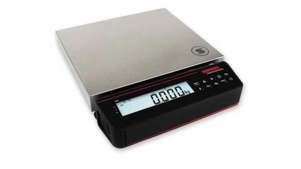 Soehnle compacte weegschaal met Terminal 3820, dubbel bereik, maximale belasting: 30/60kg, cijferindeling: 10/20g, 520x400mm, IP65, roestvrij staal, 7172.15.110