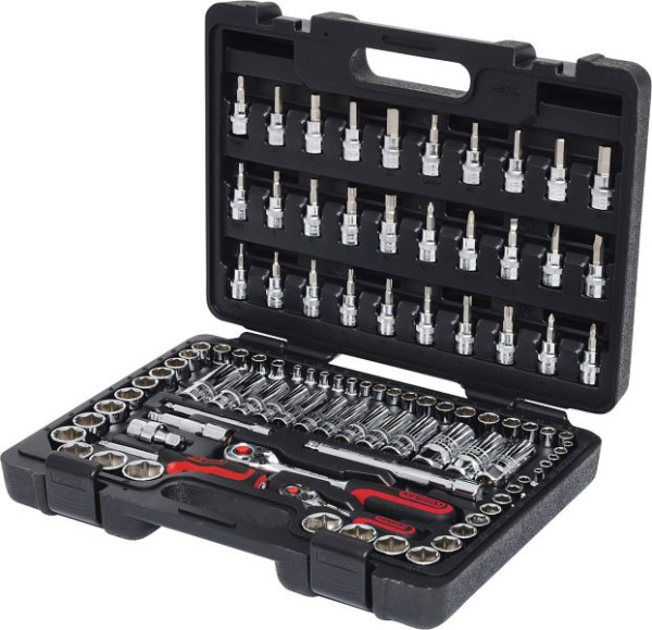 KS Tools 1/4"+3/8" CHROMEplus dopsleutelset, 99-delig, 918.0699