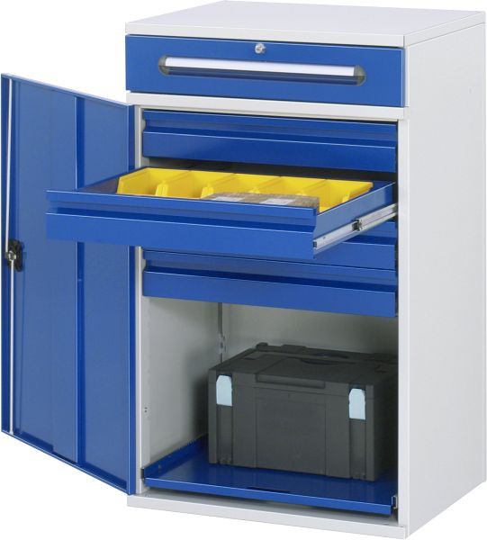 RAU zijkast sta bureau, 4x binnenlade, 650x1060x520 mm, 07-650-M33.11