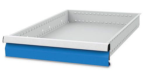 Bedrunka + Hirth lade, incl. Rails, R 18-24, paneelhoogte 100 mm, draagvermogen 180 kg, afmetingen in mm (BxDxH): 450 x 600 x 100, 60.50.100V18