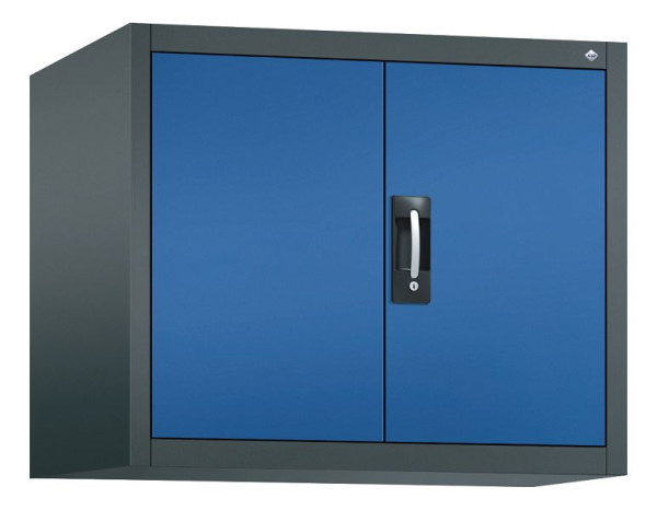 C+P bovenkast Acurado, H790xW930xD600mm, kleur: antracietgrijs / gentiaanblauw, verzonken handgreep, 9295-009 S10007