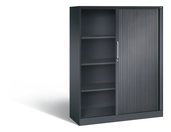 C+P rolluikkast Asisto, H1639xB1200xD435mm, kleur: zwartgrijs, beugelgreep, 4 OH, 143011-000 S10036