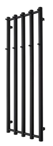 TVS badkamerradiator KIRO 5, zwart, 1400 x 515 mm, KIRO5SO