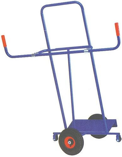 MMXX plaatwagen, 1-assig, 350 kg laadvermogen, massief rubberen wielen, 77877