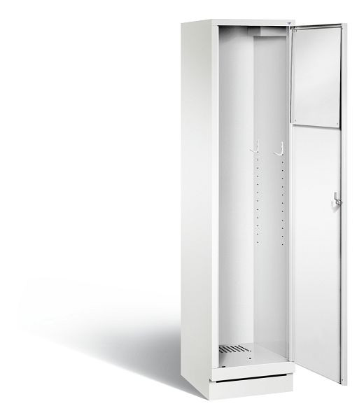 C+P wasverzamelkast Evolo, H1800xB420xD500mm, kleur: verkeerswit, 48170-210 S10330